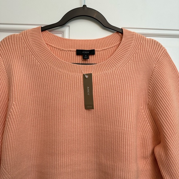 J.Crew Peach women’s long sleeve viscous sweater small. Brand new with tags - Picture 3 of 5
